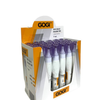GOGI 4002 SIVI SİLİCİ KALEM TİPİ 7 ML 24'LÜ *24