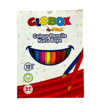 GLOBOX 3670 12 RENK KISA KURU BOYA 12'Lİ *20 GLOBOX 3670 12 RENK KISA KURU BOYA 12'Lİ *20