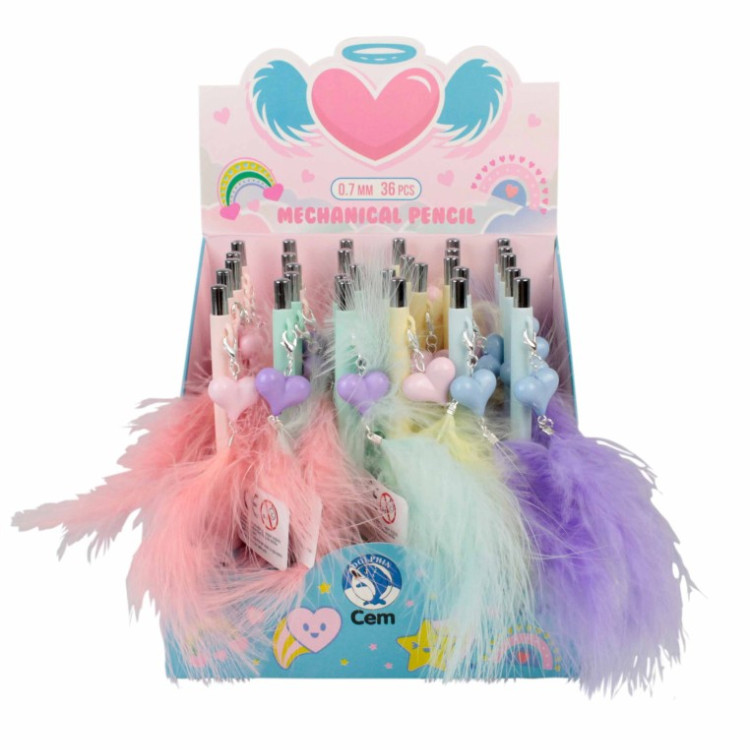 DOLPHIN DLP-CF-2308  VERSATİL KALEM TÜYLÜ 0.7MM 36LI