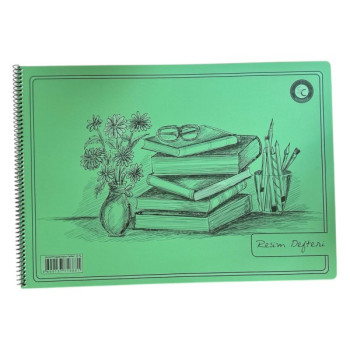 SİNGLE COLOR SP. PP KAPAK RESİM DEFTERİ 35*50 *5