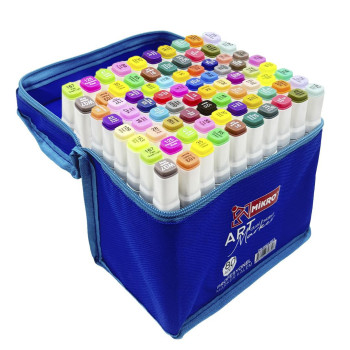 MİKRO ZW-8001-80 S ÇİFT TARAFLI ÇANTALI MARKER KALEM 80'Lİ > MİKRO ZW-8001-80 S ÇİFT TARAFLI ÇANTALI MARKER KALEM 80'Lİ >