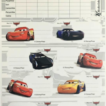 KESKİN CARS DERS PROG. ETİKET 3'LÜ PK:50'Lİ *8 ^ KESKİN CARS DERS PROG. ETİKET 3'LÜ PK:50'Lİ *8 ^