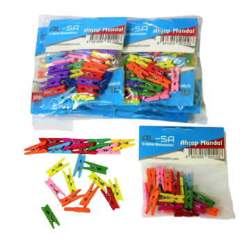 ALSA RENKLİ MANDAL 2,5CM 12'Lİ ALSA RENKLİ MANDAL 2,5CM 12'Lİ
