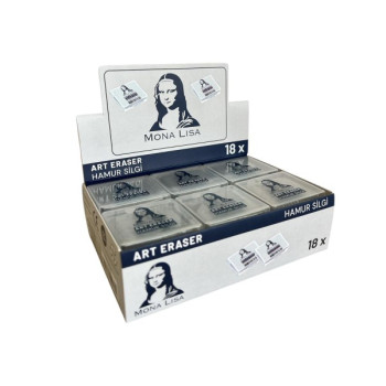 MONALİSA ER-1103 GRİ HAMUR SİLGİ 18'Lİ *40