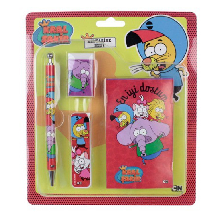 KRAL ŞAKİR KS-7743 KIRTASİYE SETİ ^