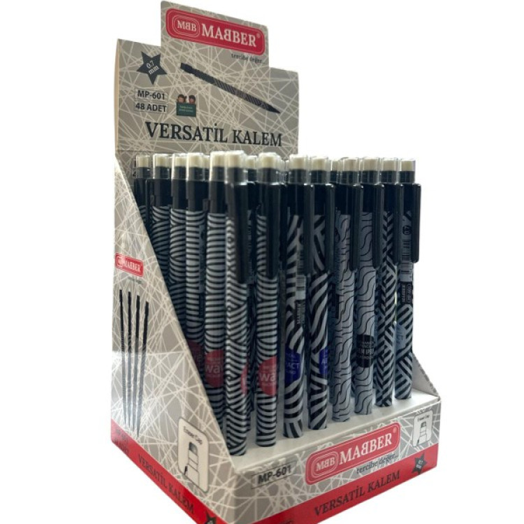 MABER MP-601 STANDLI VERSATİL KALEM 0.7MM 48Lİ
