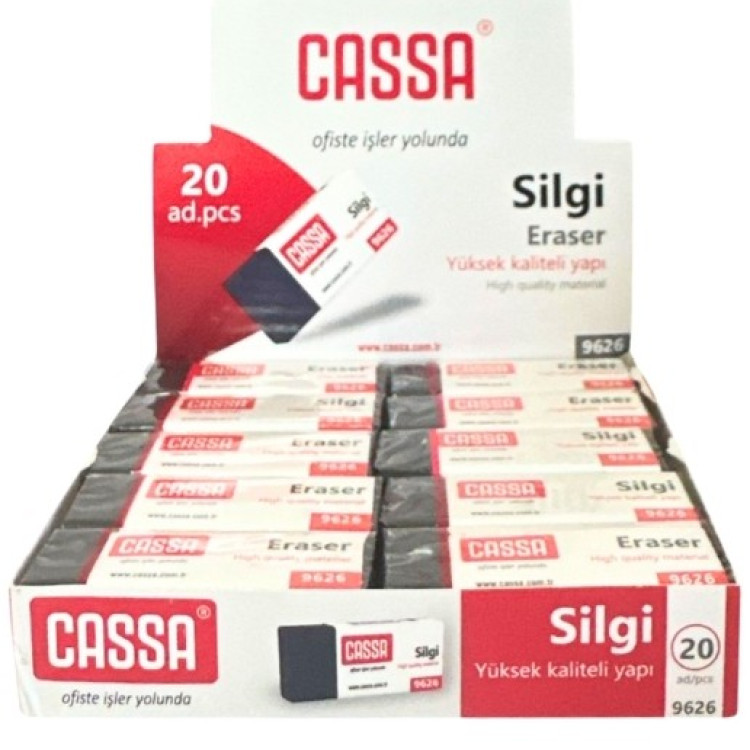 CASSA 9626 SİLGİ 20Lİ PAKET >