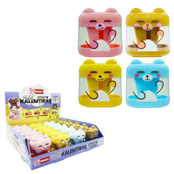 MİKRO MK-8556 KALEMTIRAŞ BEAR BABE 24'LÜ MİKRO MK-8556 KALEMTIRAŞ BEAR BABE 24'LÜ