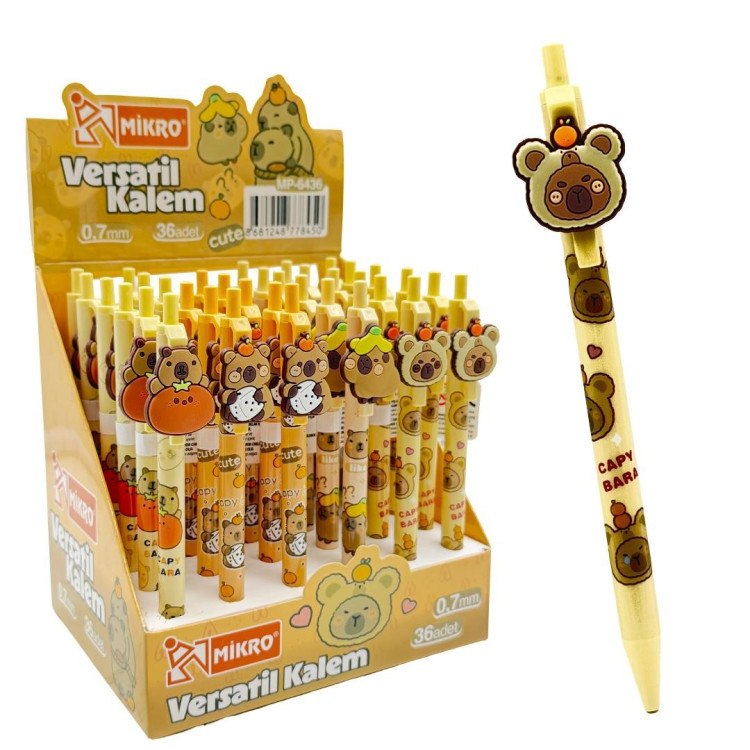 MİKRO MP-6436 CAPYBARA VERSATİL KALEM 0.7MM 36LI