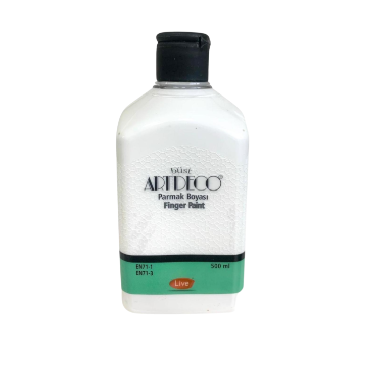 ARTDECO PARMAK BOYASI 500ML BEYAZ *36