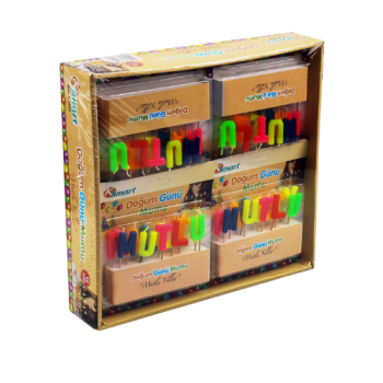 FİXPOİNT K-5559 PASTA MUMU MUTLU YILLAR12'Lİ*24 FİXPOİNT K-5559 PASTA MUMU MUTLU YILLAR12'Lİ*24