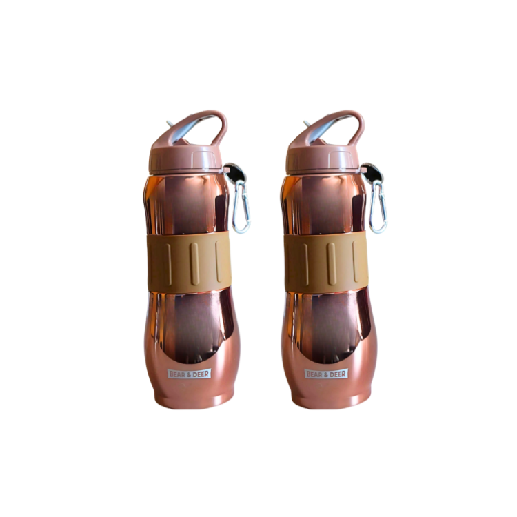 BEAR&DEER BD-MT0040 ALTIN RENK ÇELİK  MATARA 830 ML