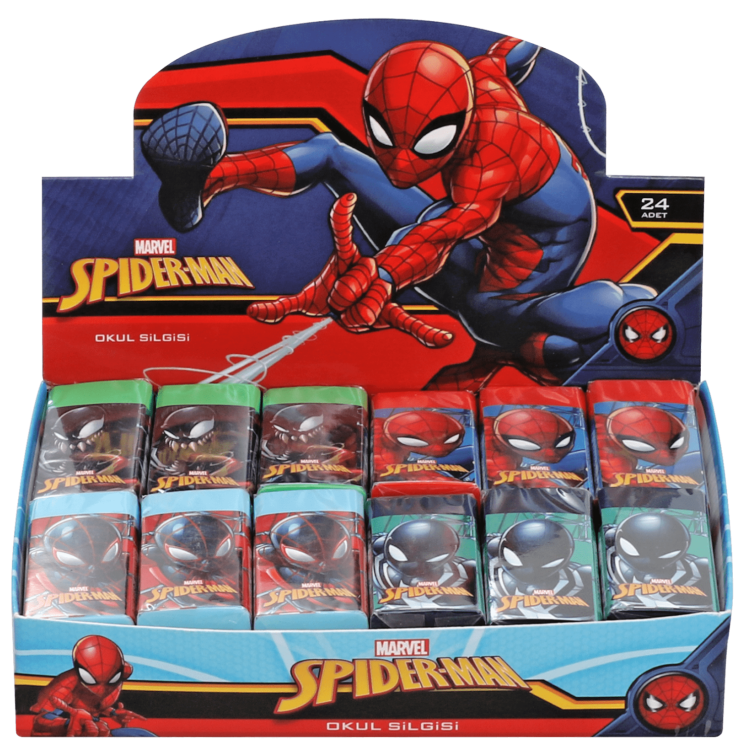 SPIDERMAN SİLGİ 40870D 24LÜ ^*576 >