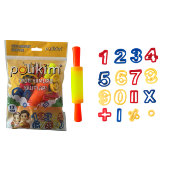 POLİKİM OYUN HAMUR KALIPLARI 17 PARÇA*130 POLİKİM OYUN HAMUR KALIPLARI 17 PARÇA*130