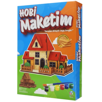 HED 05 AHŞAP MAKET BOYAMA SETİ VİLLA HED 05 AHŞAP MAKET BOYAMA SETİ VİLLA