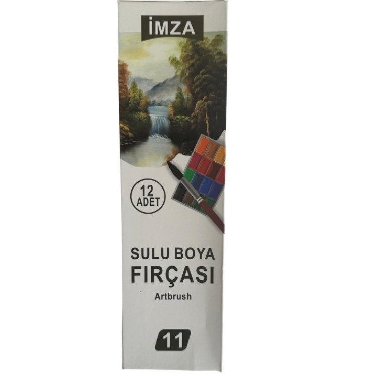 İMZA SULUBOYA FIRÇASI NO:11 12Lİ