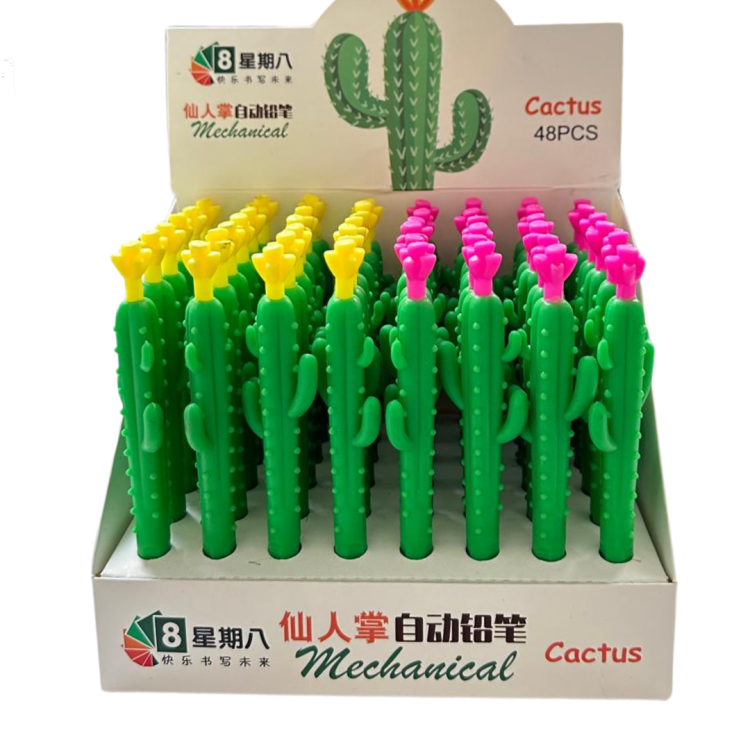 İBİS 102 VERSATİL KALEM KAKTÜS ŞEKİLLİ 48Lİ