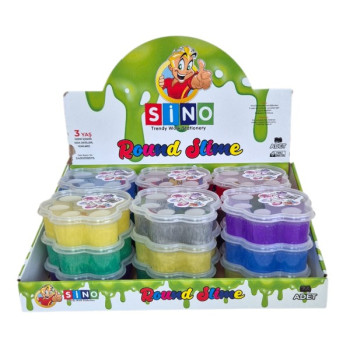 SİNO SLM-0088 PATİ KUTULU SLİME 140 GR METALİK 18'Lİ > *10