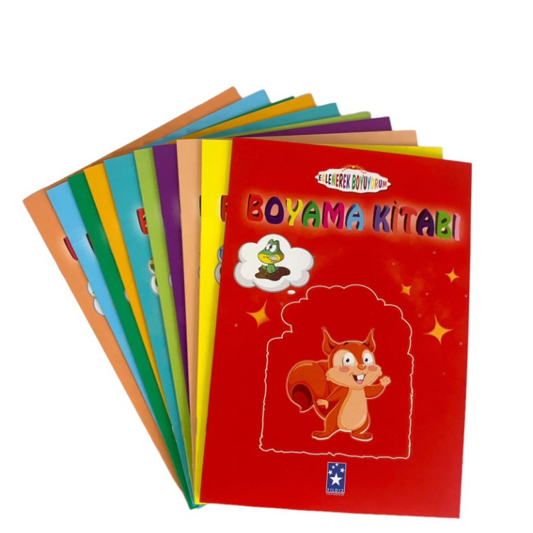 EĞLENEREK BOYUYORUM YILDIZ BOYAMA KİTABI 10LU*30