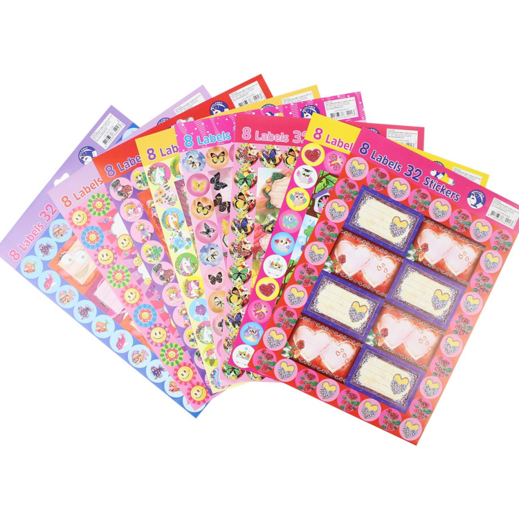 DOLPHIN LA4-GIRLS SİMLİ OKUL ETİKETİ 100LÜ