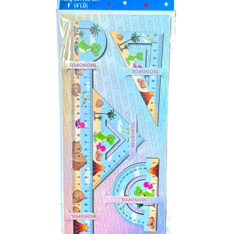 MONOPOL AHŞAP CETVEL SET 24LÜ*12