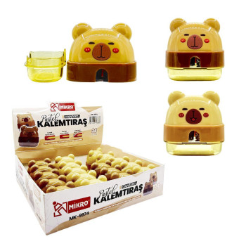 MİKRO MK-9974 KALEMTIRAŞ CAPYBARA 24'LÜ MİKRO MK-9974 KALEMTIRAŞ CAPYBARA 24'LÜ