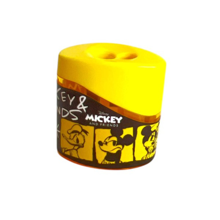 MINNIE&MICKEY HAZNELİ 40570B ÇİFT BIÇAKLI KALEMTRAŞ 24LÜ ^ *192 >