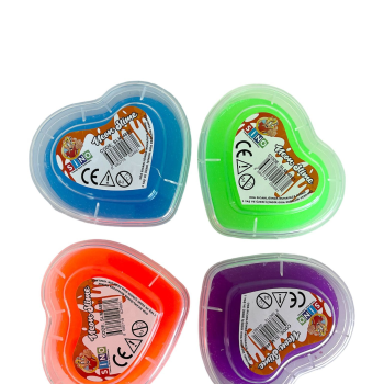 SİNO SLM-0029 NEON SİNO KALP SLİME 140 GR 24'LÜ *6 SİNO SLM-0029 NEON SİNO KALP SLİME 140 GR 24'LÜ *6