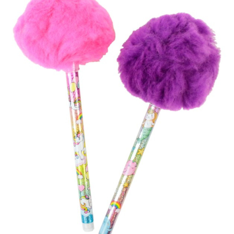 DOLPHIN POP-902 GEÇMELİ KALEM PONPON BAŞLIK 12LI