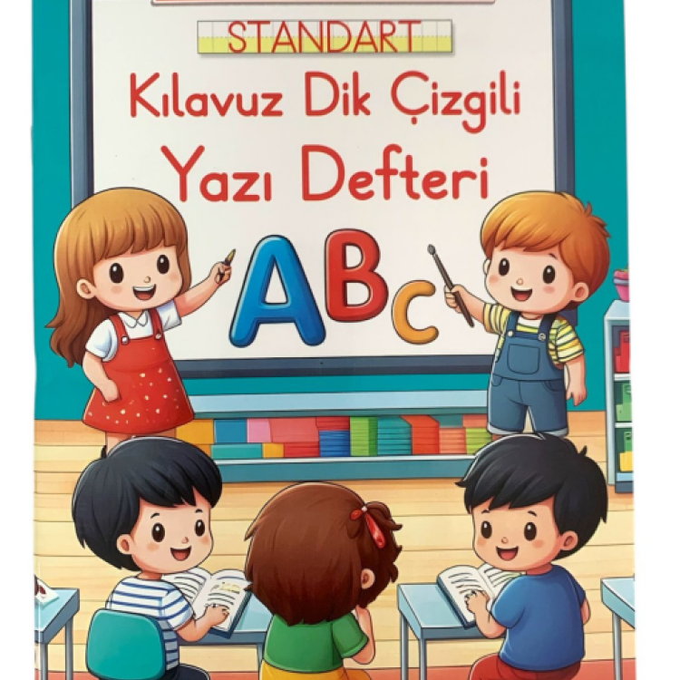 EMA A4 KILAVUZ  DİK ÇİZGİLİ  GÜZEL YAZI DEFTER RENKLİ*50