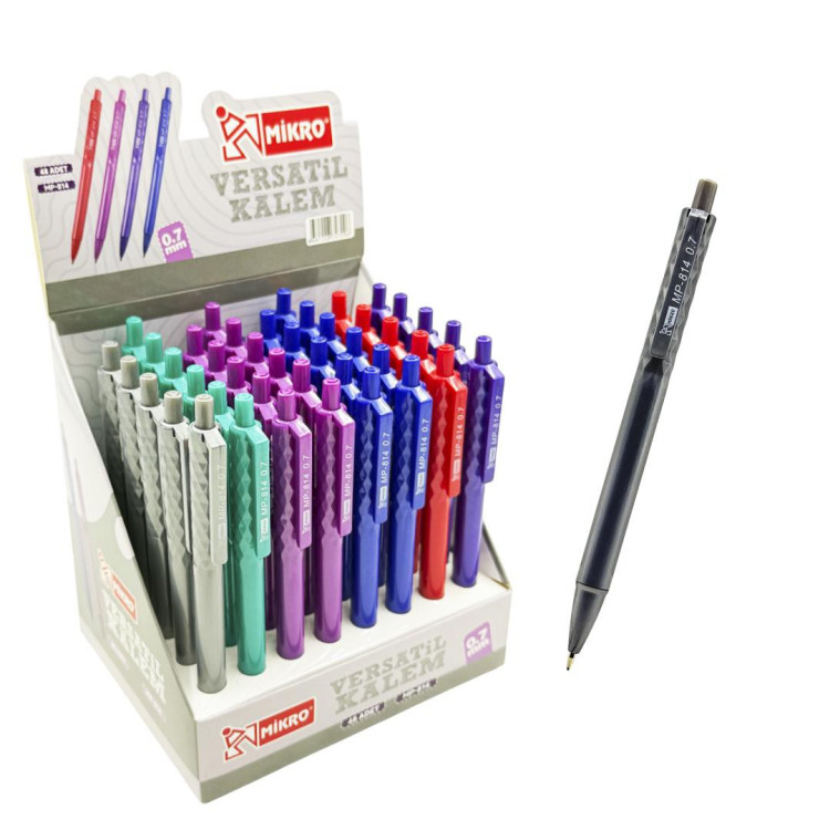 MİKRO MP-814 VERSATİL KALEM 0.7MM 48Lİ