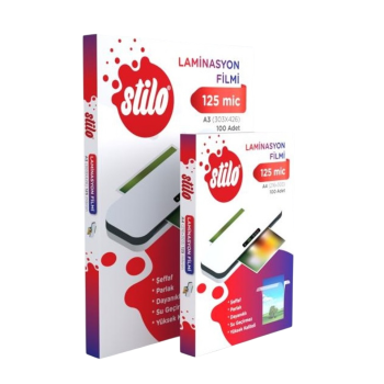 STİLO LAMİNASYON FİLMİ A4 100'LÜ *10*************** STİLO LAMİNASYON FİLMİ A4 100'LÜ *10***************