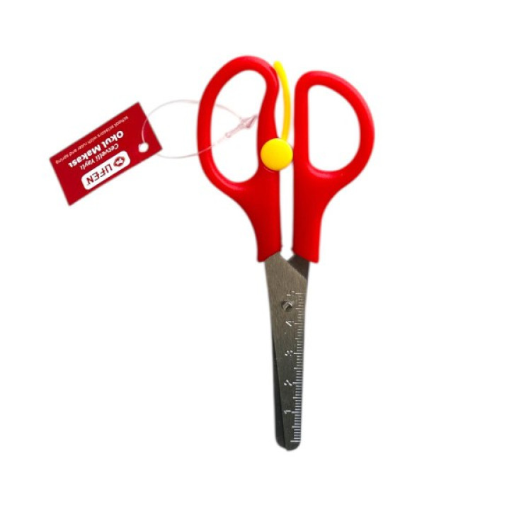 UFEN 70479 CETVELLİ YAYLI OKUL MAKASI 24LÜ