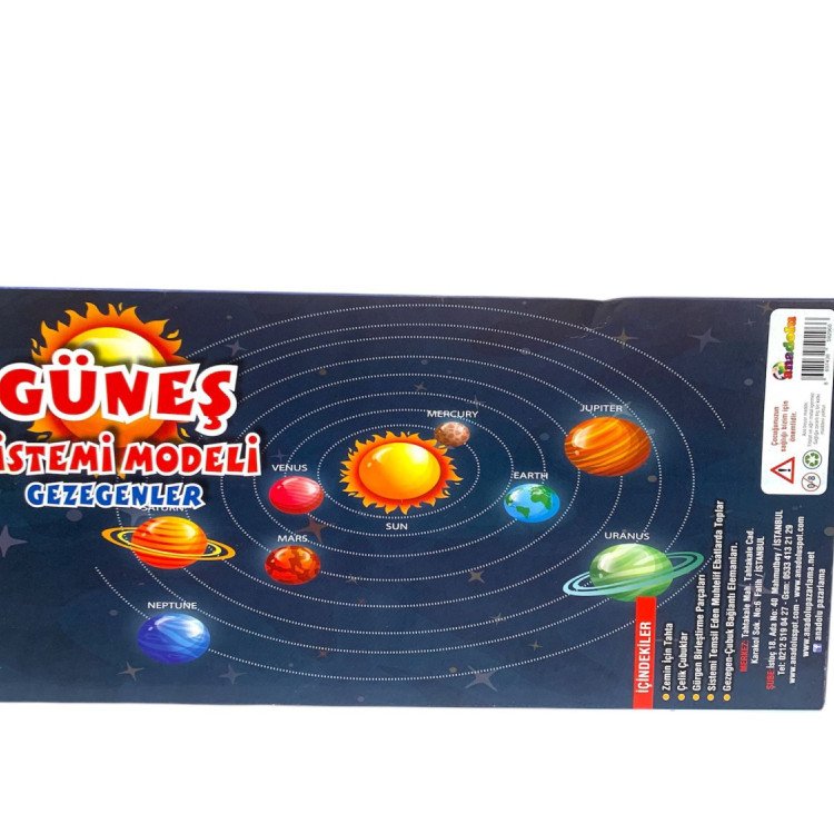 ANADOLU GÜNEŞ SİSTEMİ MODELİ GEZEGENLER