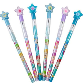 DOLPHIN MER-720 GEÇMELİ KALEM YILDIZ BAŞLIKLI 24'LÜ