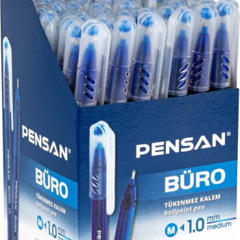 PENSAN 2270 BÜRO TÜKENMEZ KALEM MAVİ 50'Lİ *40********************** PENSAN 2270 BÜRO TÜKENMEZ KALEM MAVİ 50'Lİ *40**********************