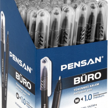 PENSAN 2270 BÜRO TÜKENMEZ KALEM SİYAH 50'Lİ *40********************** PENSAN 2270 BÜRO TÜKENMEZ KALEM SİYAH 50'Lİ *40**********************