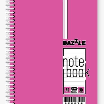 A-5 SPİRALLİ PP KAPAK 96YP ÇİZGİLİ*8 A-5 SPİRALLİ PP KAPAK 96YP ÇİZGİLİ*8