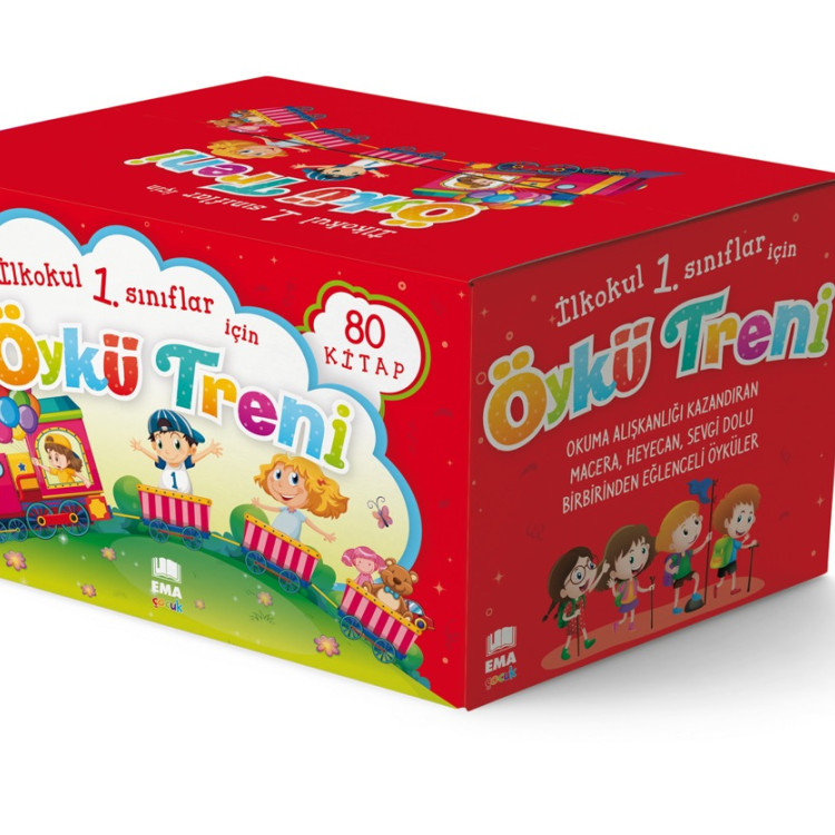 ÖYKÜ TRENİ 1 VE 2. SINIF 80 KİTAP/EMAÇOCUK