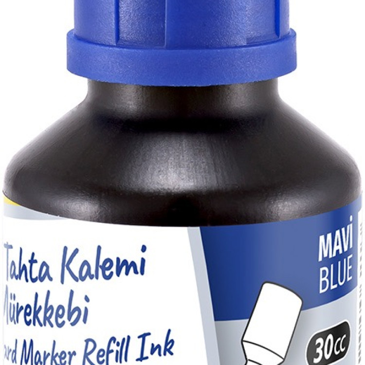 BRONS BR-351 TAHTA KALEMİ MÜREKKEBİ MAVİ 30CC 12Lİ *24