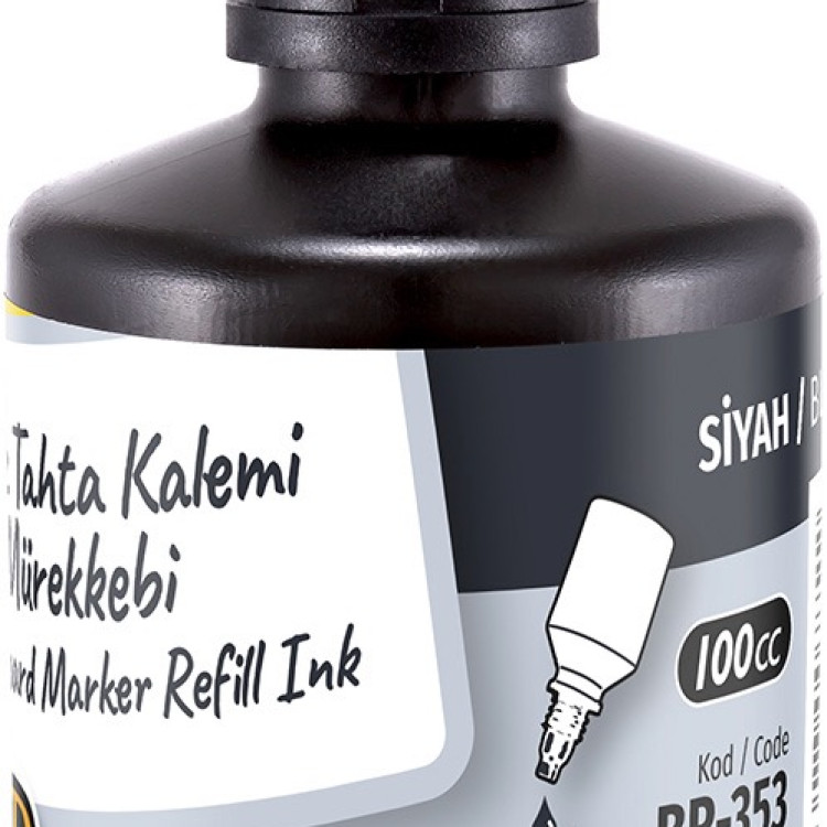 BRONS BR-353 TAHTA KALEMİ MÜREKKEBİ SİYAH 100CC 6LI *24