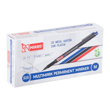 MİKRO MK-419 M CD KALEMİ MAVİ 12'Lİ *120 MİKRO MK-419 M CD KALEMİ MAVİ 12'Lİ *120