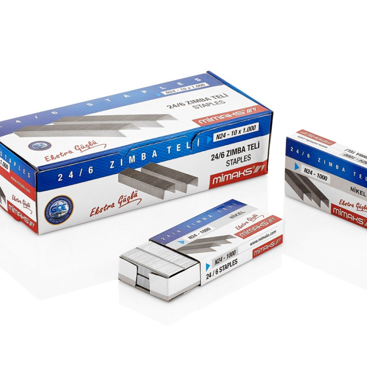MİMAKS NİKEL ZIMBA TELİ 24/6 10LU *30