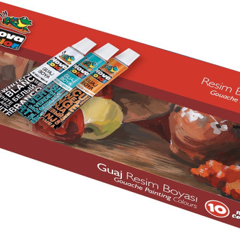 NOVA COLOR NC-102 GUAJ BOYA TÜP 10 RENK*120 NOVA COLOR NC-102 GUAJ BOYA TÜP 10 RENK*120