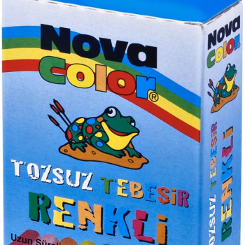 NOVA COLOR NC-4110 TOZSUZ TEBEŞİR BEYAZ 10'LU *16 NOVA COLOR NC-4110 TOZSUZ TEBEŞİR BEYAZ 10'LU *16