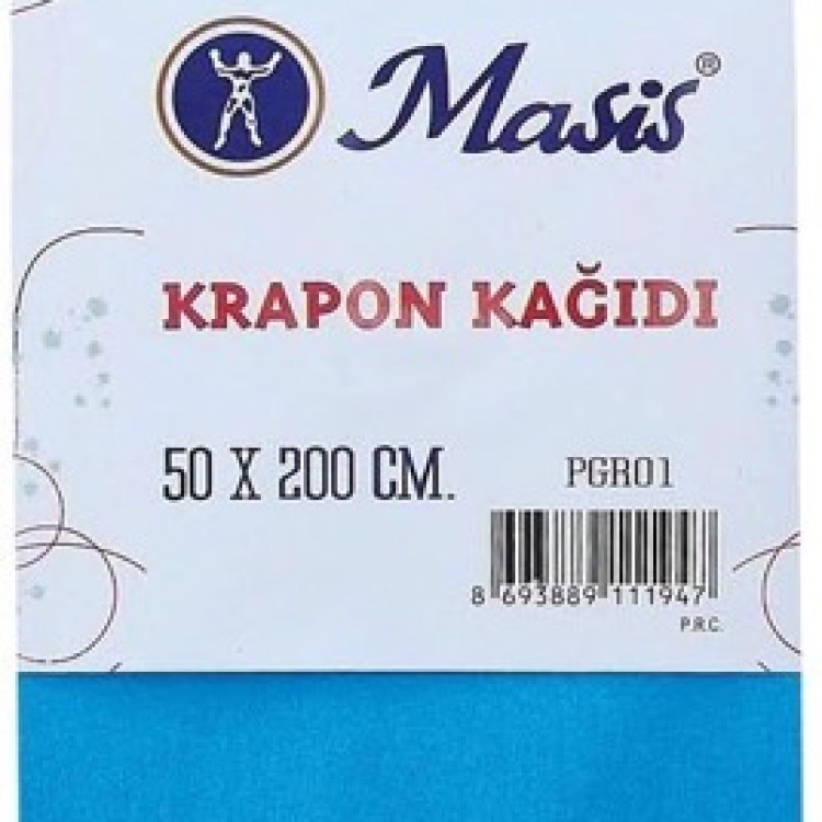 MASİS PGR01  KRAPON KAĞIDI MAVİ  10 LU