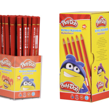 PLAY-DOH KK002 KIRMIZI KALEMİM 40'LI *24 PLAY-DOH KK002 KIRMIZI KALEMİM 40'LI *24