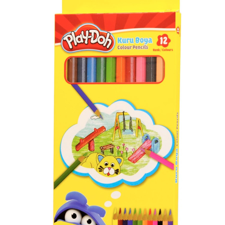 PLAY-DOH UZUN KURUBOYA KALEMİ KU001 12Lİ *20