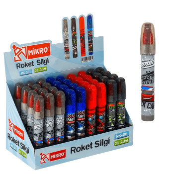 MİKRO RK-301 ROKET SİLGİ 36'LI *18 MİKRO RK-301 ROKET SİLGİ 36'LI *18