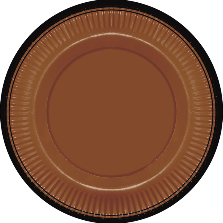 Karton Tabak Retro 23cm 8li -Tarçın- Karton Tabak Retro 23cm 8li -Tarçın-